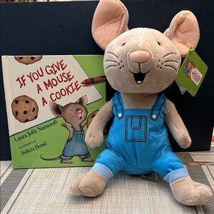 If You Give a Mouse a Cookie Kohl's Cares plush and hardcover book